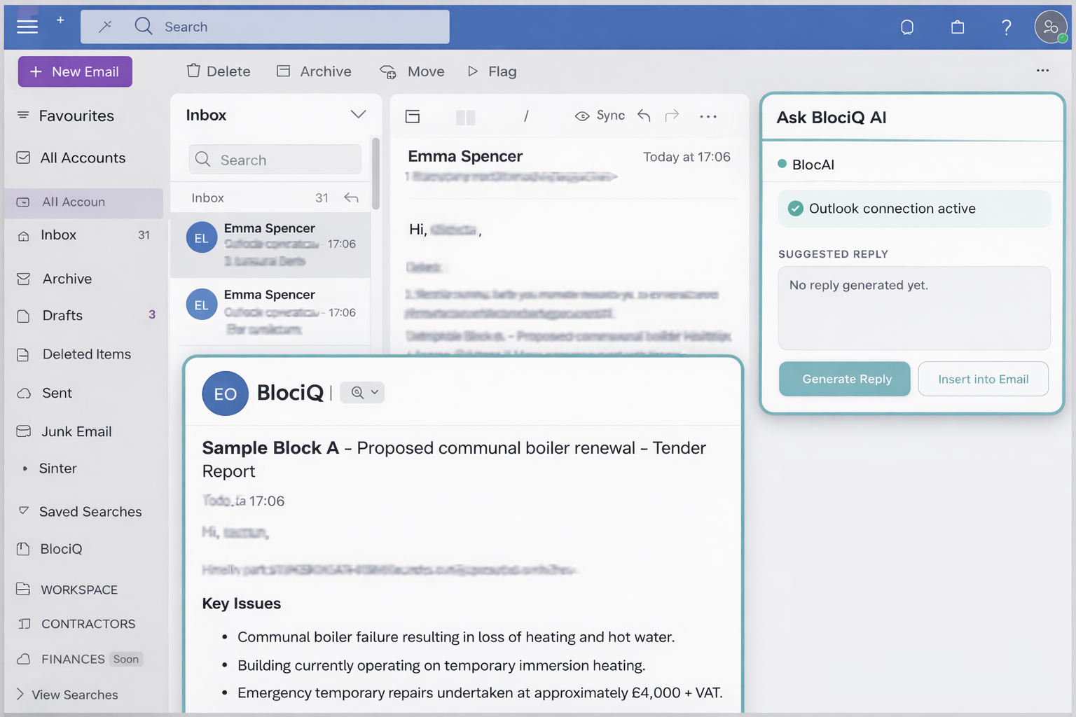 BlocIQ Outlook Add-in